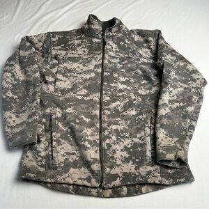 Army Elements Jacket insulated Camouflage Zip-Up Jacket Large